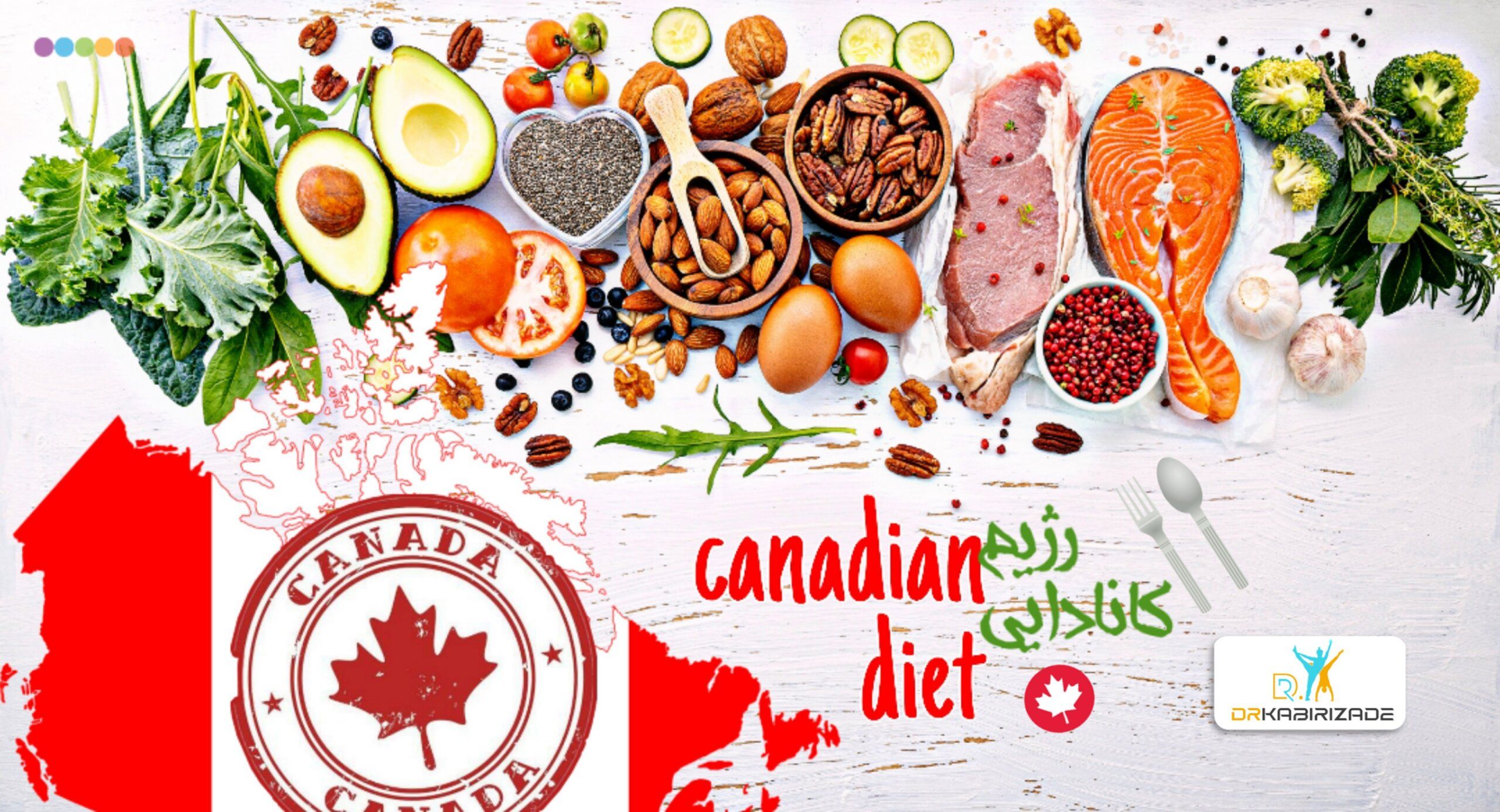 سبک رژیم غذایی کانادایی" canadian diet "-دکتر کبیری زاده