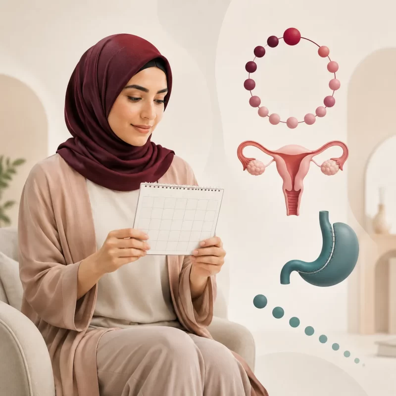پریود بعد از عمل اسلیو و بایپس معده 1 پریود بعد از اسلیو و بایپس